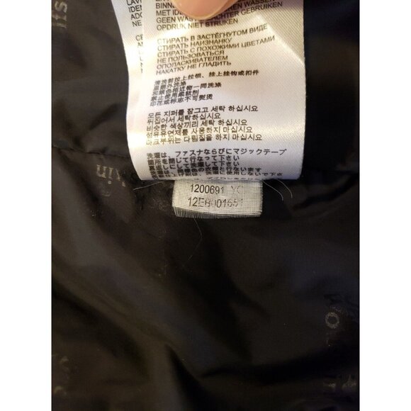 Jack Wolfskin Puffer Vest Womens L Black Hooded Sleeveless Jacket Microguard - Picture 15 of 15